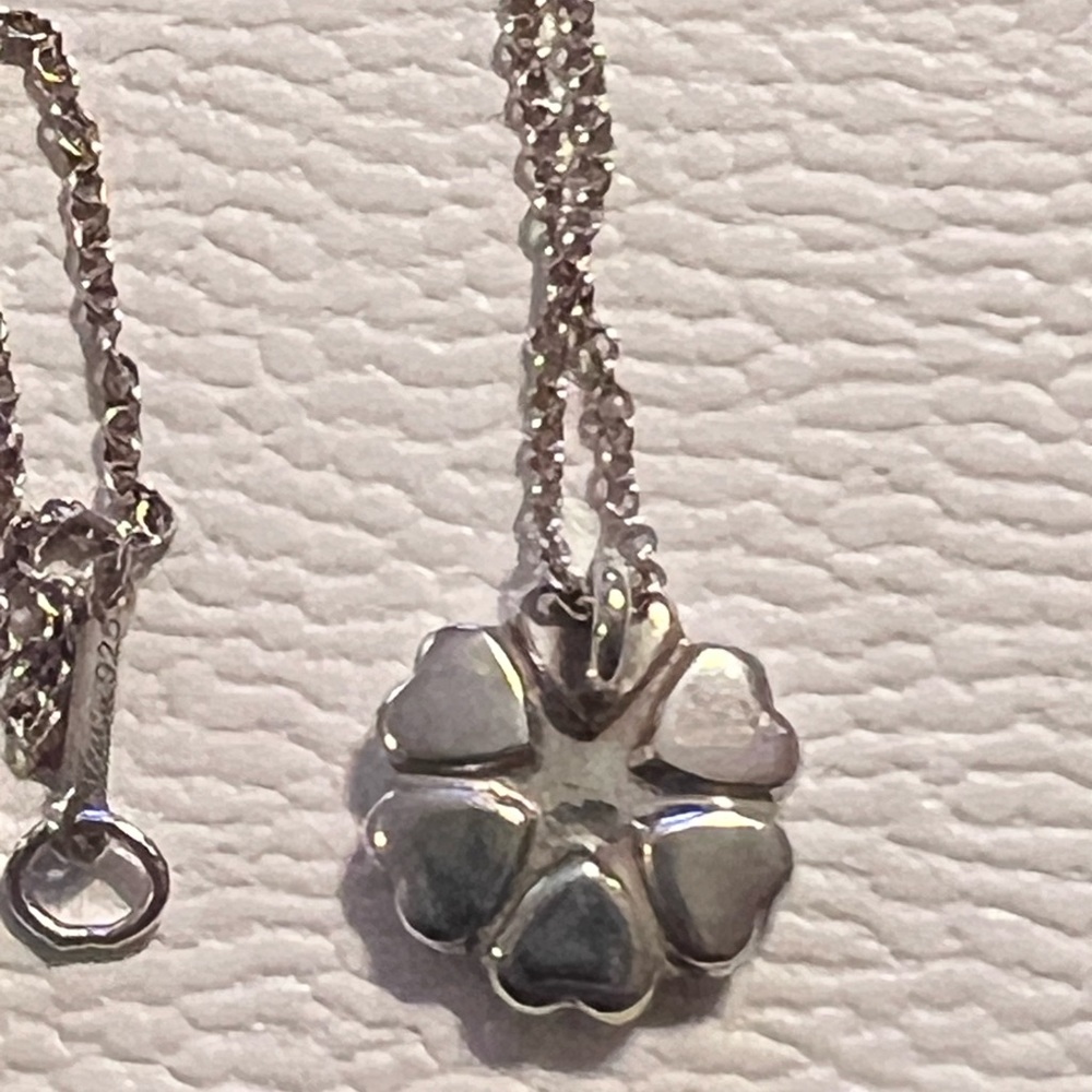Tiffany & Co. Silver Flower Necklace